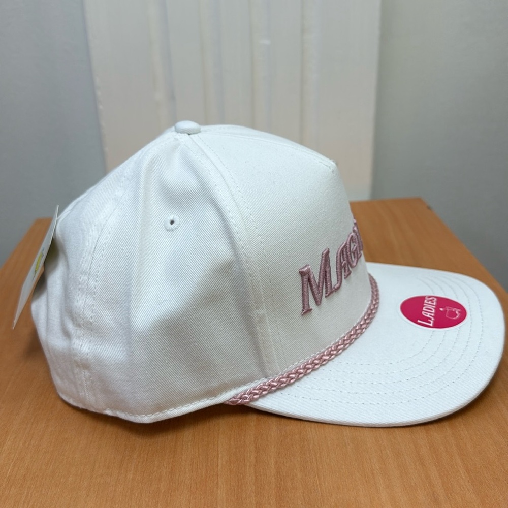 Masters Tournament Ladies White MAGNOLIA Embroidered Rope Hat!!🔥🔥🔥 - Picture 5 of 16